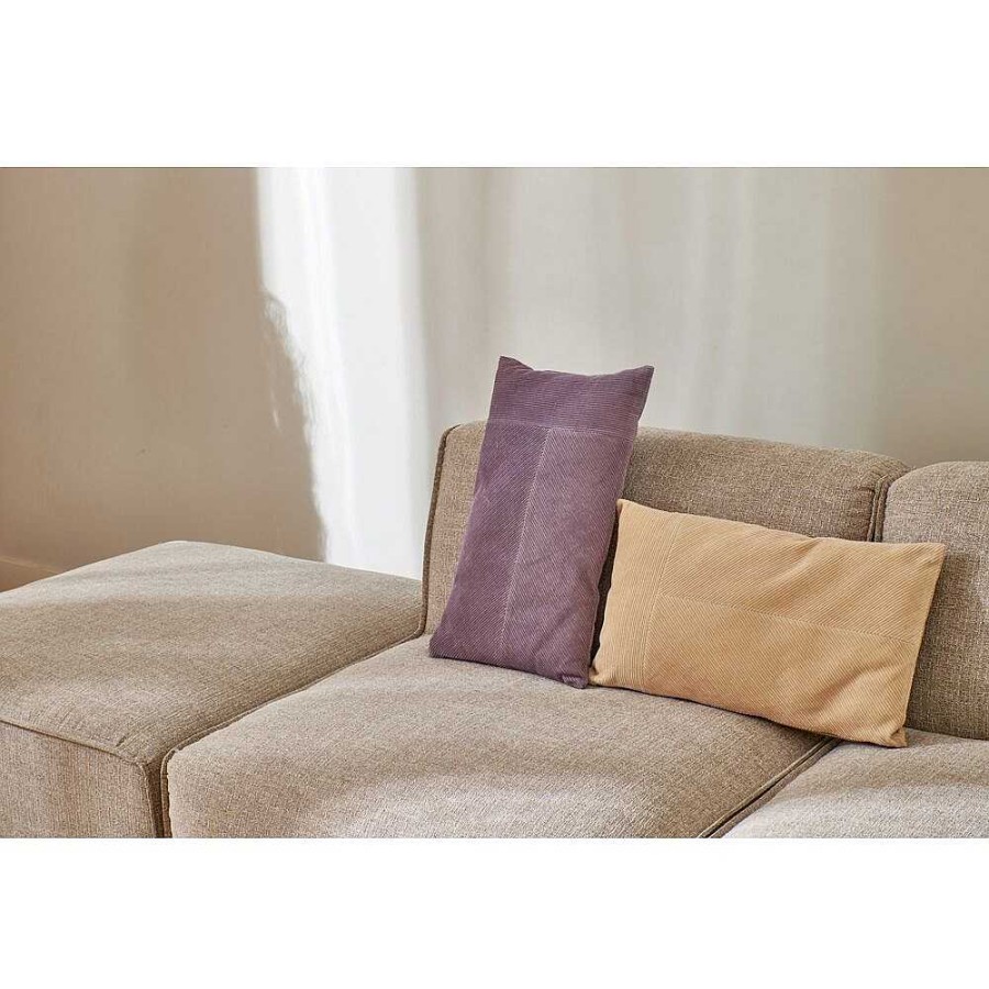 Pomax Manchester - Kussen - Fluweel - L 50 X W 30 Cm - Lavendel | Kussens