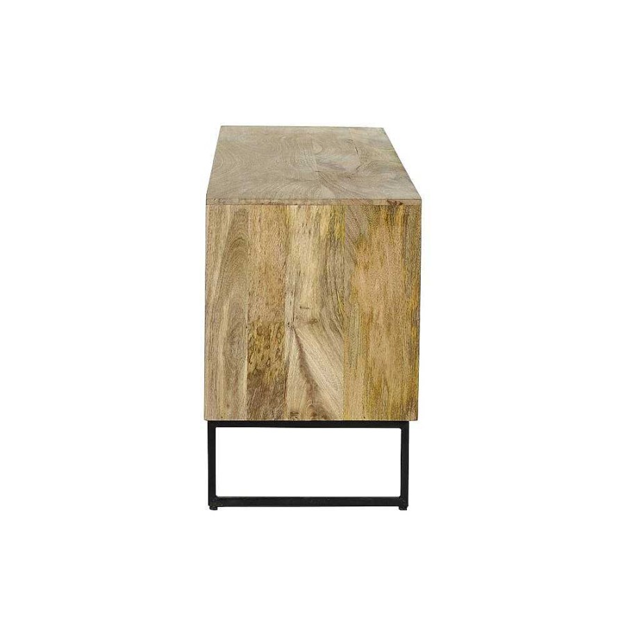 Pomax Angela - Kast - Mango Hout / Metaal - L 120 X W 40 X H 57 Cm - Naturel | Kasten