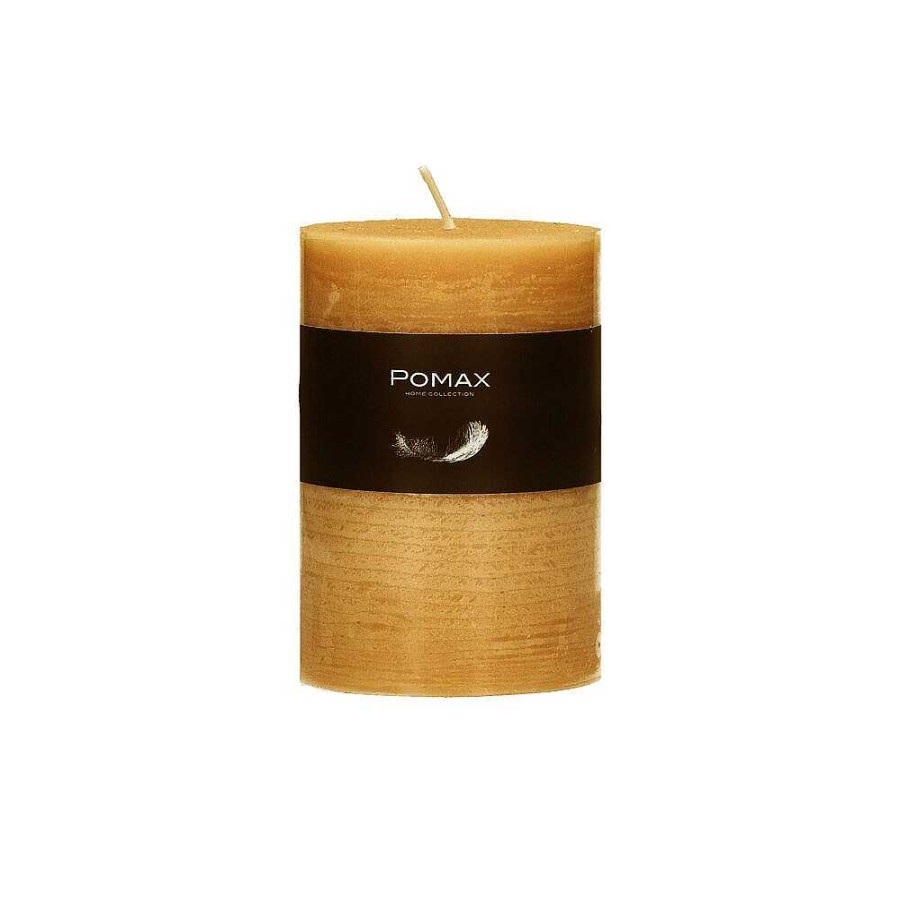 Pomax Candle - Kaars - Paraffine Wax - Dia 7 X H 10 Cm - Zon | Kaarsen