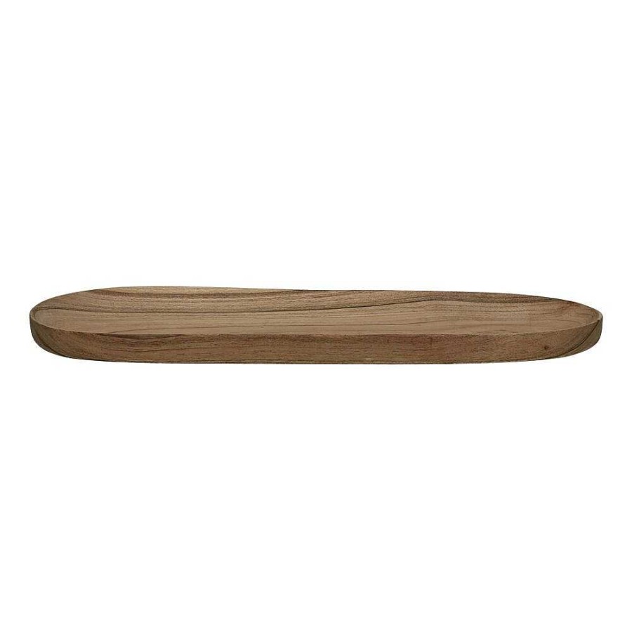 Pomax Haricot - Onderlegger - Acacia Hout - L 45 X W14 X H 2 Cm - Naturel | Accessoires