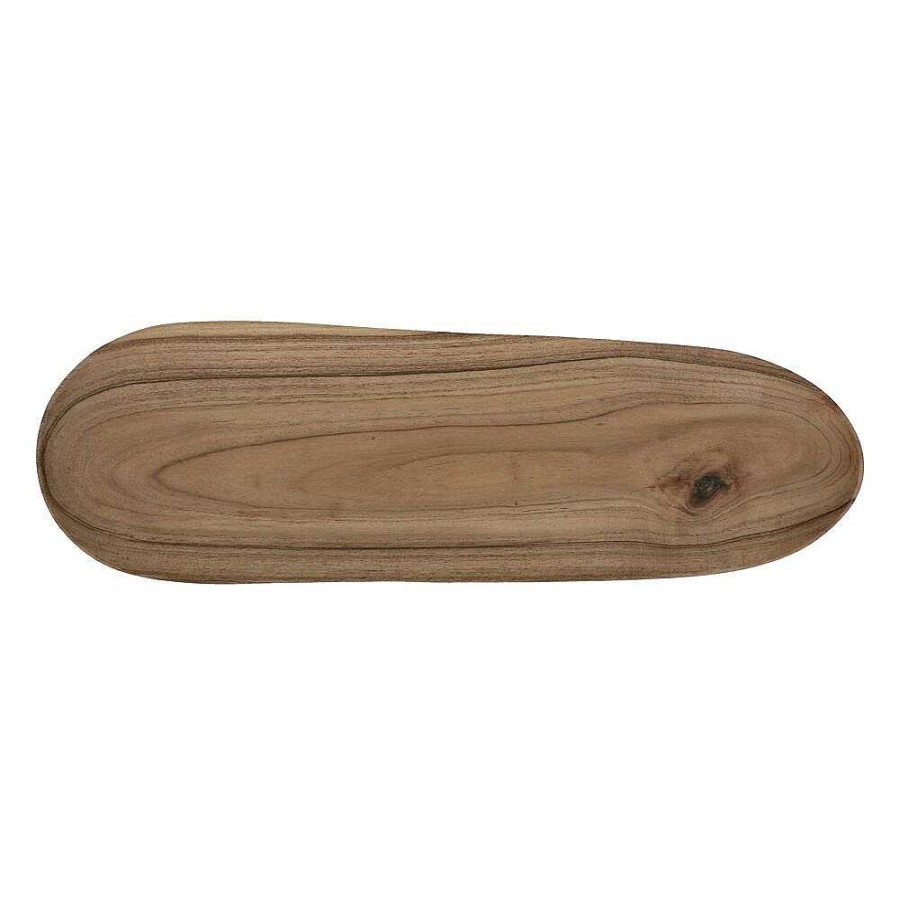 Pomax Haricot - Onderlegger - Acacia Hout - L 45 X W14 X H 2 Cm - Naturel | Accessoires