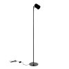 Pomax Harbin - Vloerlamp - Metaal - Dia 10 X H 154 Cm - Zwart | Staanlampen