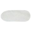 Pomax Marmar - Onderlegger - Marmer - L 40 X W 15 X H 1,5 Cm - Wit | Accessoires