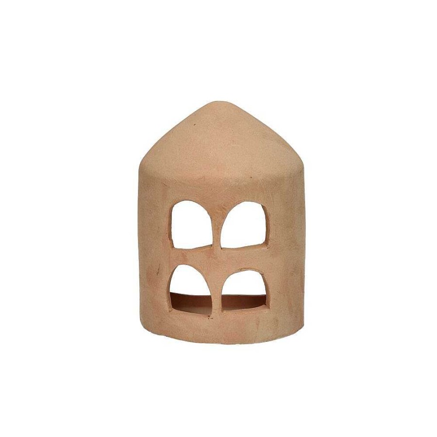 Pomax Panteli - Deco Object - Terracotta - L 7,5 X W 7 X H 12 Cm - Terracotta | Decoratievoorwerpen