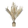 Pomax Florida - Kunstplant - Kunststof / Metaal - H 120 Cm - Champagne | Planten