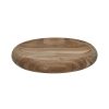 Pomax Riga - Schotel - Acacia Hout - Dia 20 X H 3 Cm - Naturel | Kommen / Schalen