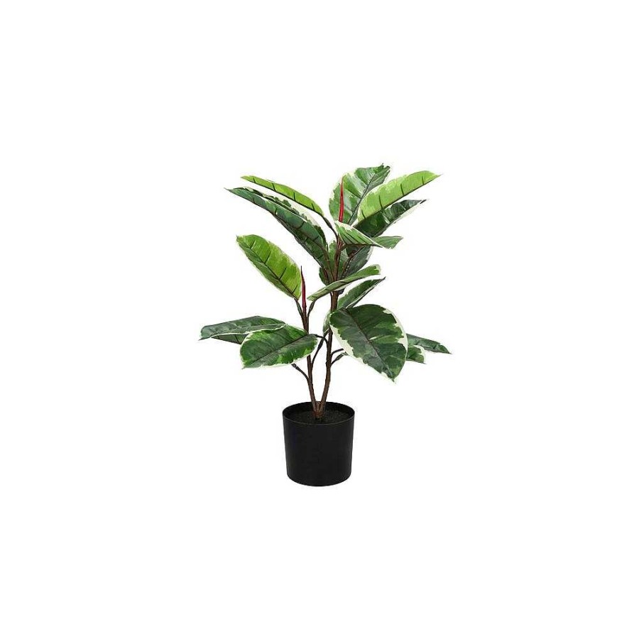 Pomax Jungle Fever - Kunstplant In Pot - Kunststof / Metaal - H 60 Cm - Groen | Planten