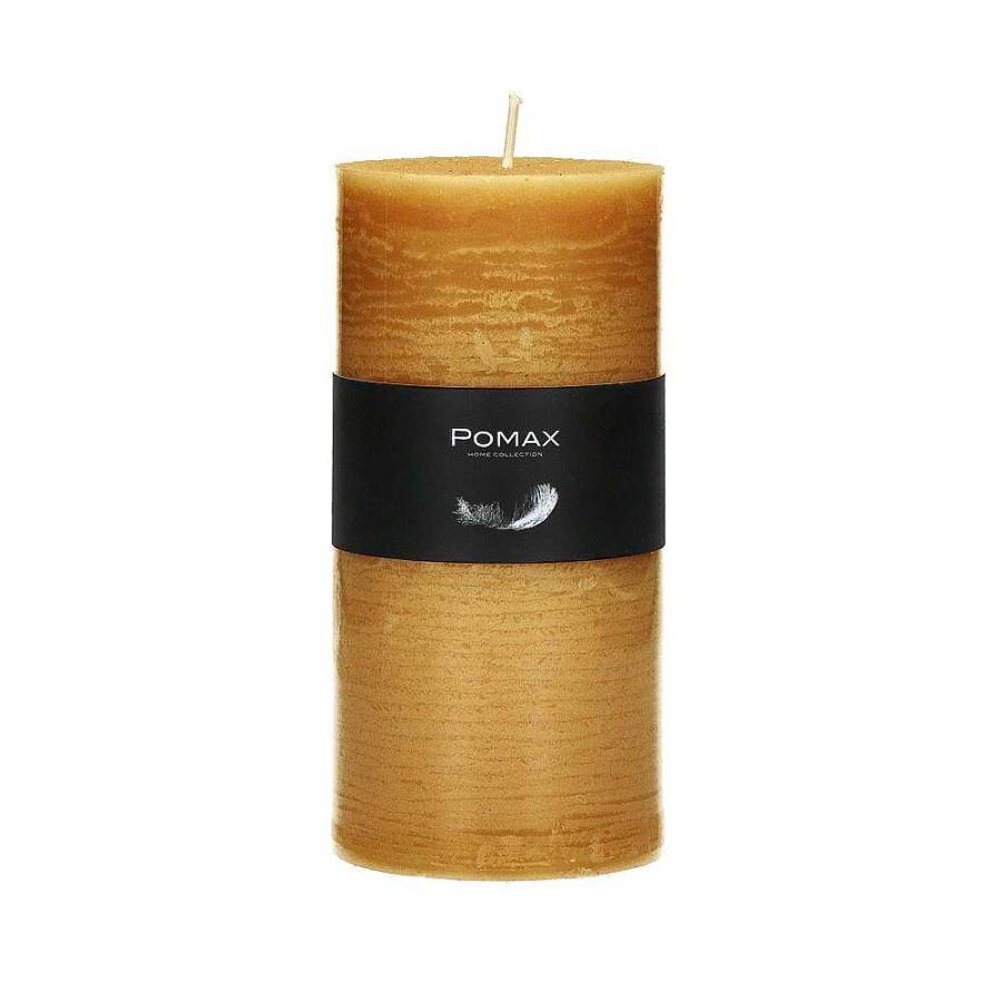 Pomax Candle - Kaars - Paraffine Wax - Dia 7 X H 14 Cm - Zon | Kaarsen