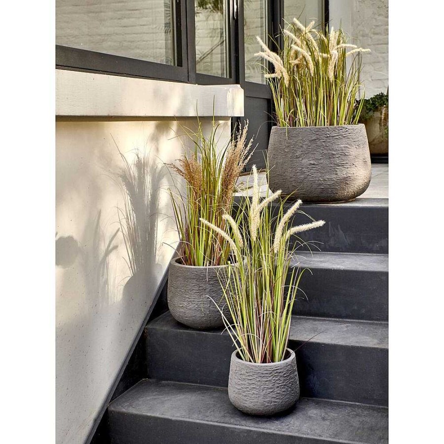 Pomax Grass - Kunstgras - Kunststof - Dia 11 X H 78 Cm - Naturel | Planten