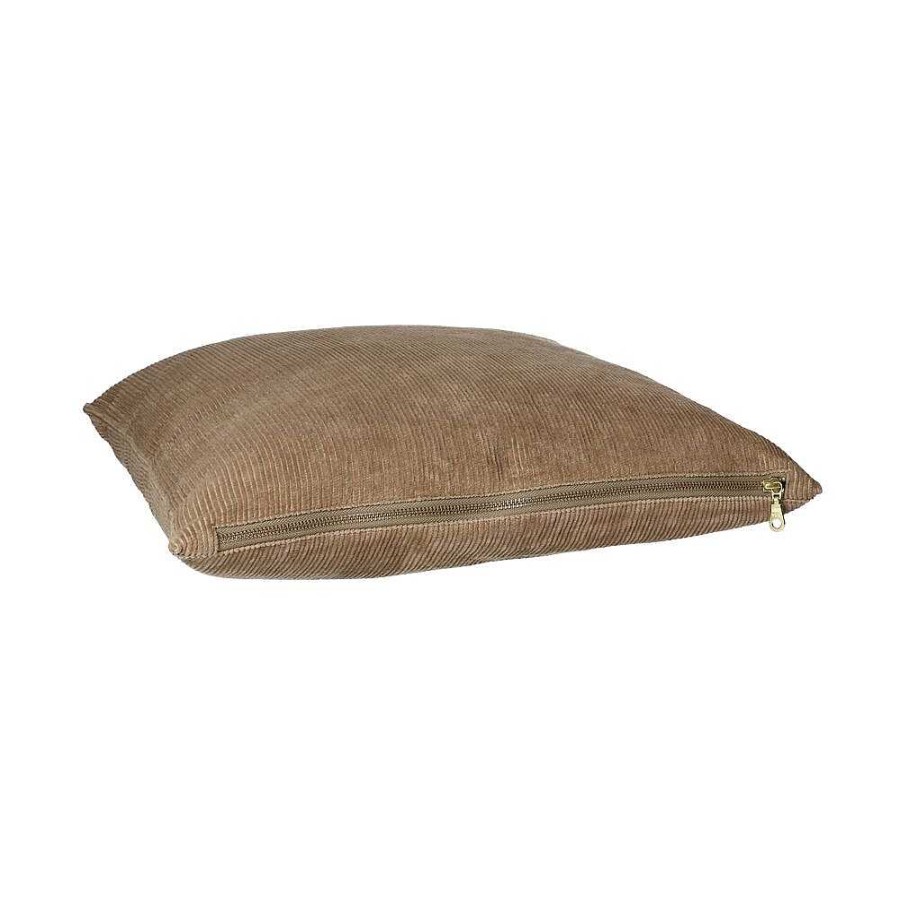 Pomax Manchester - Kussen - Fluweel - L 45 X W 45 Cm - Beige | Kussens