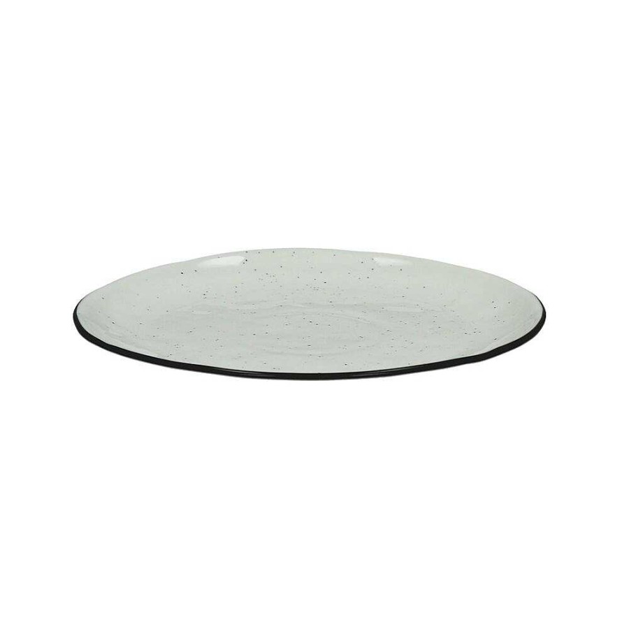 Pomax Basil - Dessertbord - Porselein - Dia 21 Cm - Wit | Servies