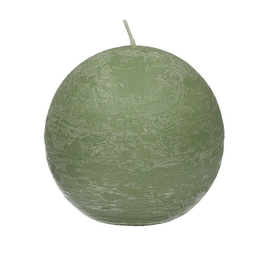 Pomax Candle - Kaars - Paraffine Wax - Dia 9 Cm - Avocado | Kaarsen