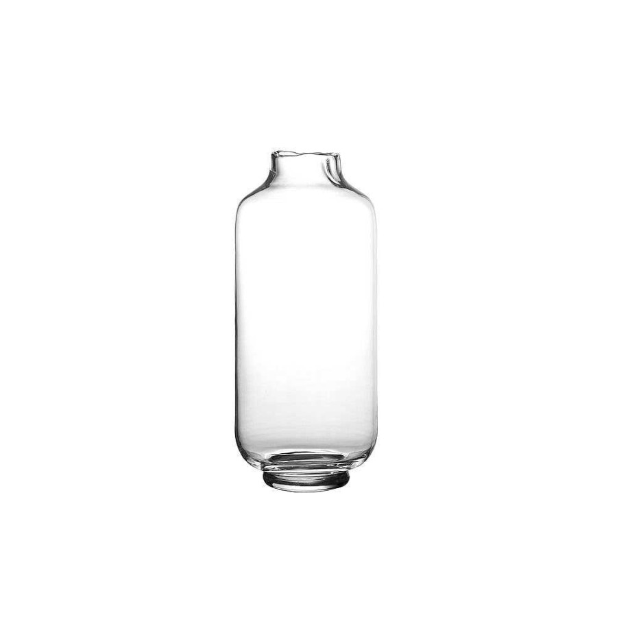 Pomax Georges - Vaas - Glas - Dia 20 X H 46 Cm - Transparant | Vazen