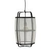 Pomax Mien - Hanglamp - Bamboe / Linnen - Dia 33 X H 51,5 Cm | Hanglampen